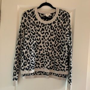 Cheetah Print Sweater